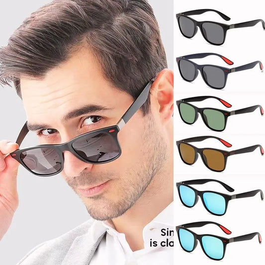 Polarization Sunglasses Unisex Square Vintage Sun Glasses Famous Brand Sunglases Polarization glasses Retro Feminino Women Men