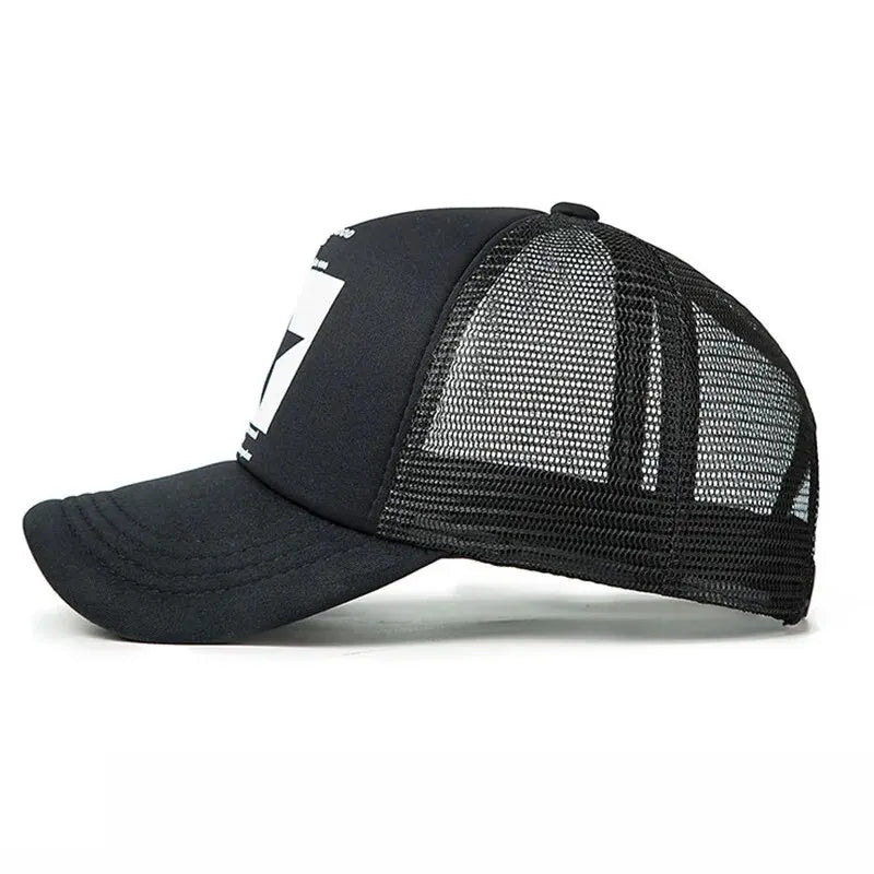 Fashion Spring Baseball Cap Snapback Mesh Hats Hip Hop Caps Cool Men Caps Kvinne utendørs casual Sun Hat