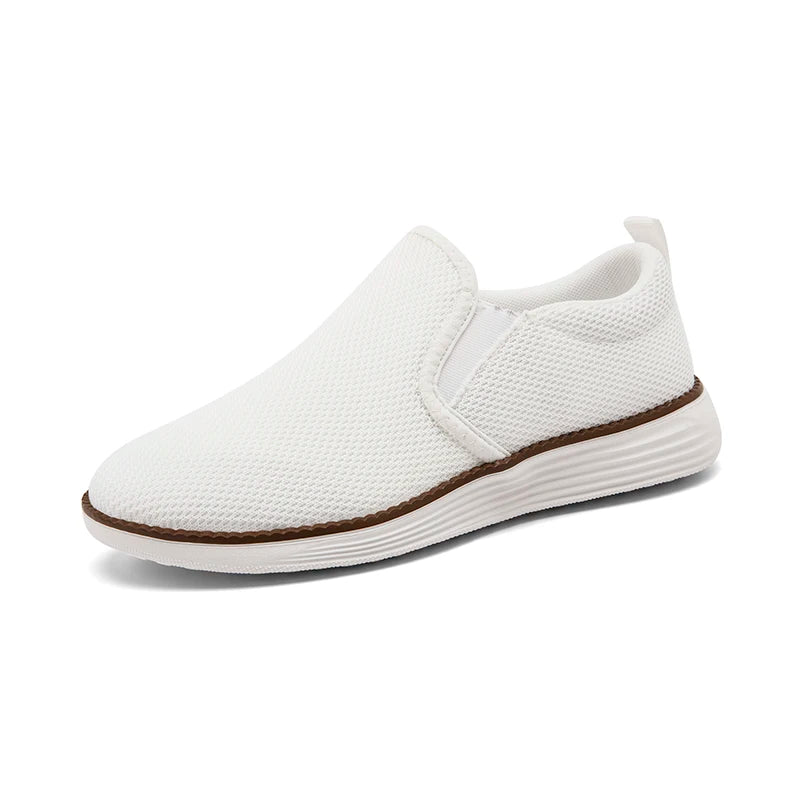 Breathable Men's Canvas Shoes Comfortable Casual Sneakers Slip on and Soft Sole Outdoor Walking Vulcanized Shoe Plus Size 39-46