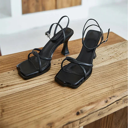 2025 SAND SAND SANDALS SANDALS MULHERES MULHERES GRESSOS 7 cm Torno