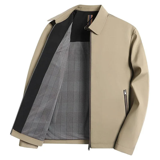 2024 New Men's Jacket Male Suit Coat High Quality Men Clothing Outwear Casual Jacket Spring Autumn Solid Color Business
