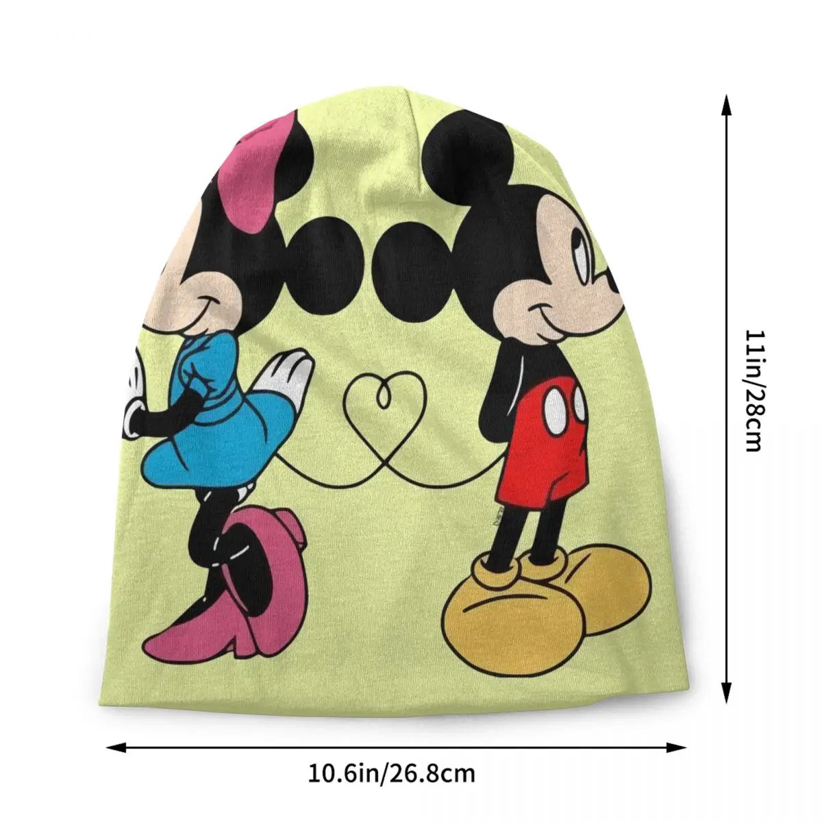 Disney Mickey Mouse Minnie Skullies Beanies Caps For Men Women Unisex Street Winter Warm Knitting Hat Adult Bonnet Hats