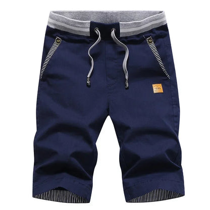 Man Summer Men's Casual Cotton Linen Shorts Beach Short Pants Male Bermudas Trend Breeches Casual Sport Shorts Classic Brand