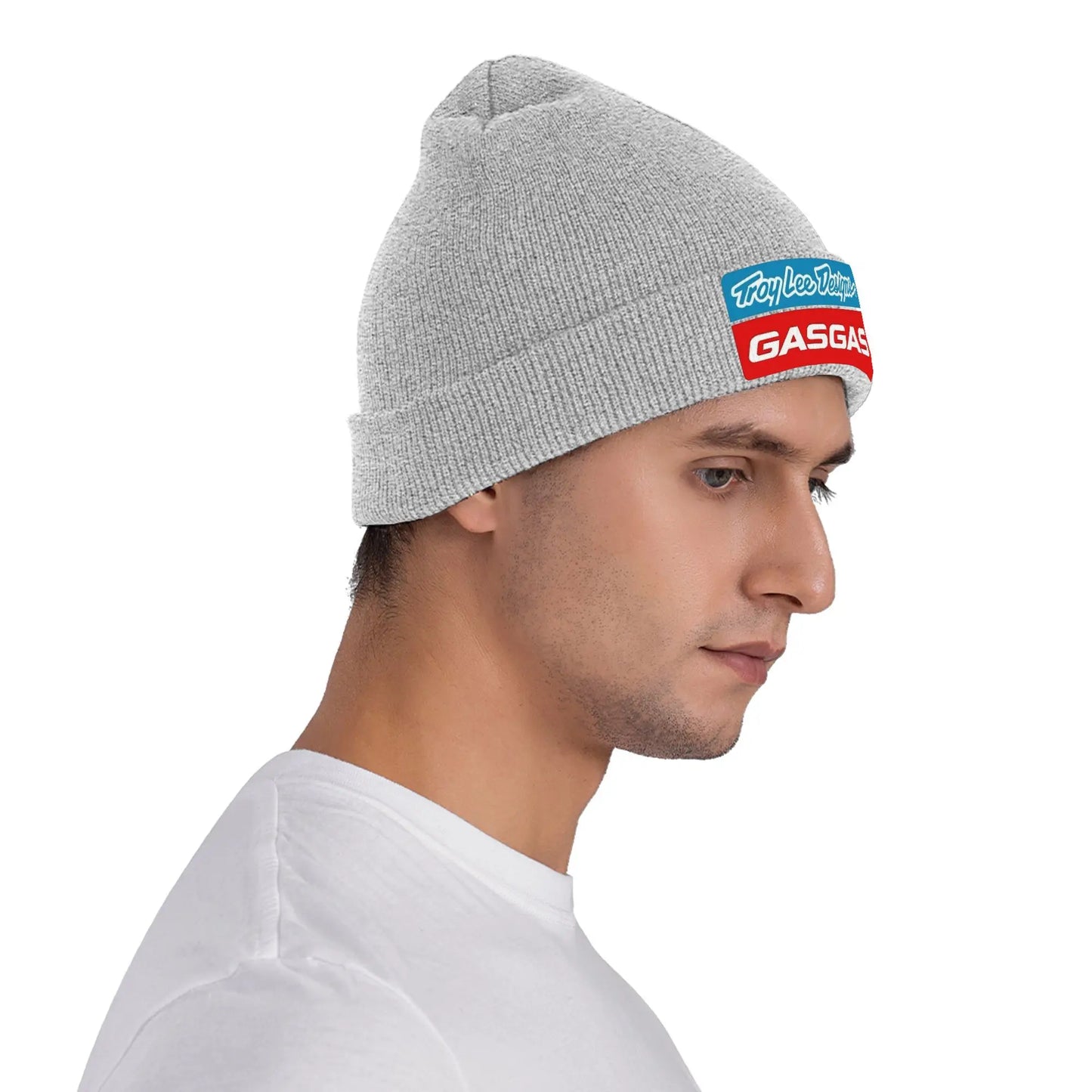 Gasgas 
 Strikkede hatbønner høst vinterhatter varme unisex casual cap menn kvinner gaver,