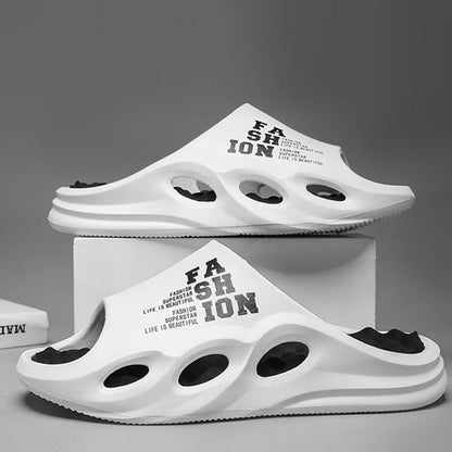 Menn mote massasje tøfler innendørs/utendørs sandaler strand flip flop tykke såle hann lysbilder sommer ikke-skli menn dusj tøfler