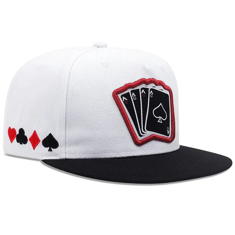 2024 NUEVA FAMINA HOP HOP CAP HOMBres Mujeres Tarjeta de juego ajustable Capas de béisbol bordadas Sombrero de sol al aire libre Snapback Snapback Sombreros