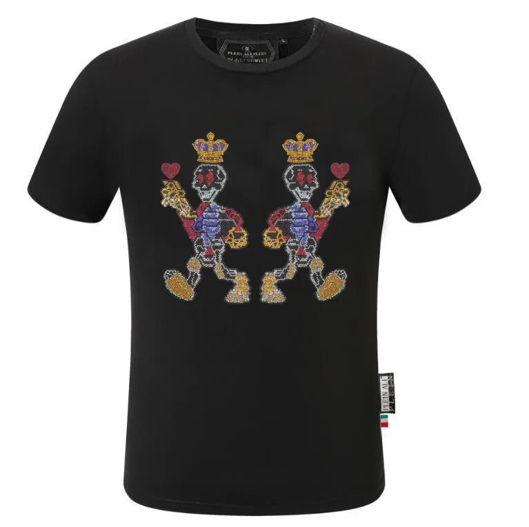 Dizajner muških marki majica Rhinestone majica punk odjeća Dropshipping Hip Hop 2024
