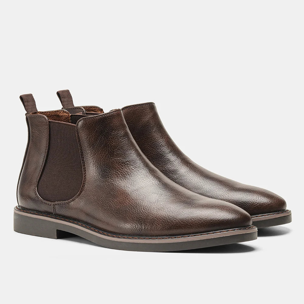 40 ~ 46 Men Chelsea Boots Brand Retro Comfortabele mode Men -laarzen
