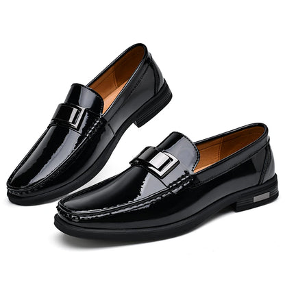 Patentskinn Loafers menn tilfeldige sko for gentleman loafer formelle sko instappers heren stor størrelse 47 48