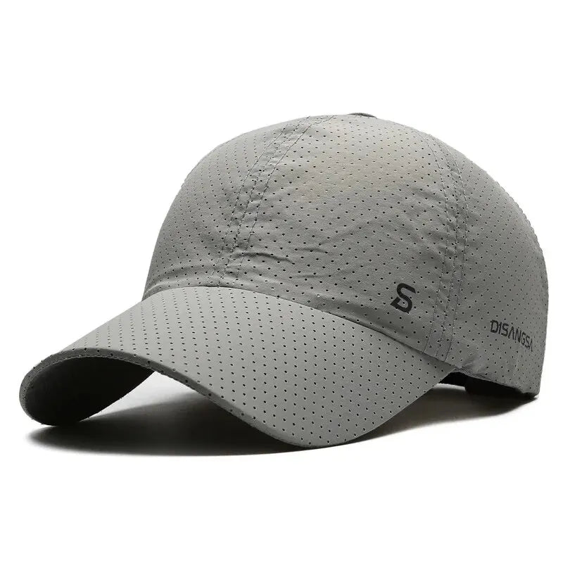 Original design løpende hette tynn rask tørkende pustende and tunge utendørs menns sol sommerfiske avisor baseball cap