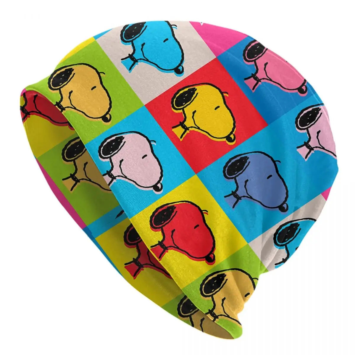 Custom The Peanuts Bonnet Hats Street Knitted Hat For Women Men Winter Warm S-Snoopys Skullies Beanies Caps