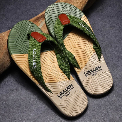 Hot Sale Men's Flip Flops Outdoor Slippers Fashion Summer Men Slippers High Quality Flip Flops Casual Beach Man Sandals Chanclas