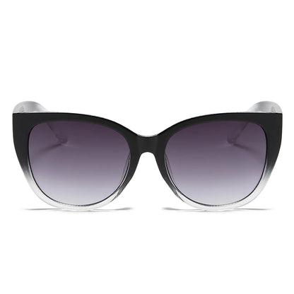 Retro Fashion Cat Cat Ochelari de soare pentru femei Brand Ochelarii de soare Gradient Lens Simple Simple pentru picioare largi Design unisex Cateye nuanțe feminine UV400