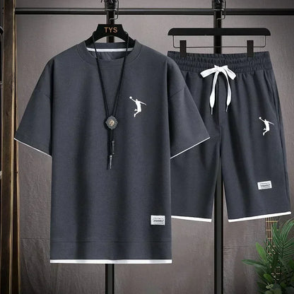 T-shirt masculin et shorts décontractés, vêtements de sport respirants et élégants, vêtements de sport haut de gamme élégants, nouveau pour l'été 2025