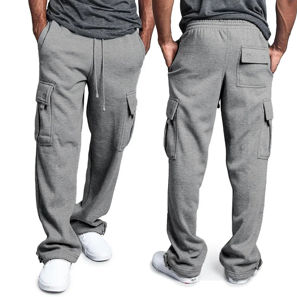 Herren-Jogginghosen Gerade fit Jogger für Sport und Streetwear Lose übergroß