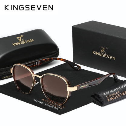 KINGSEVEN Fashion Sunglasses Men Polarized Women Eyewear Vintage Style Male Causal Glasses Anti-glare UV400