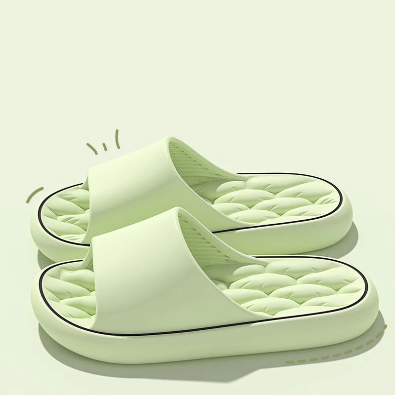 Super Light Softs Slippers Simple Fashion Tlides Eva Elastic Chaussures Colorful Sneakers in Door Bathroom Flip Flops
