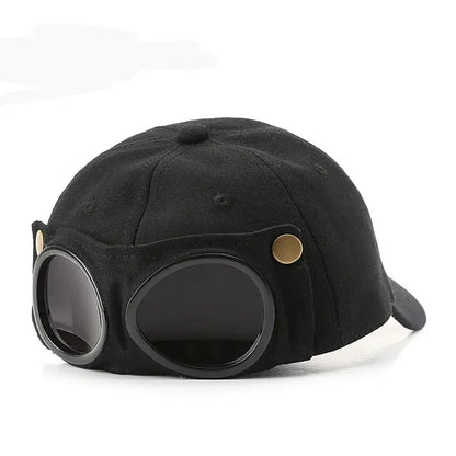 Aviator Hat Tide Korean Version Personlighetsglasögon Cap Herrens solglasögon Solshade Spring and Summer Versatile Tide Baseball Cap