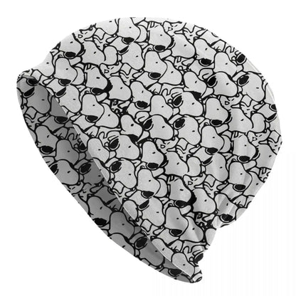 Custom The Peanuts Bonnet Hats Street Knitted Hat For Women Men Winter Warm S-Snoopys Skullies Beanies Caps