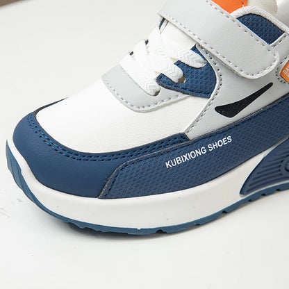 PU Leather Sport Shoes for Children 2025 Trend Fashion Kid's Sneakers Pehmeä Polted Outdoor Boy's Girl's Ruoren kengät