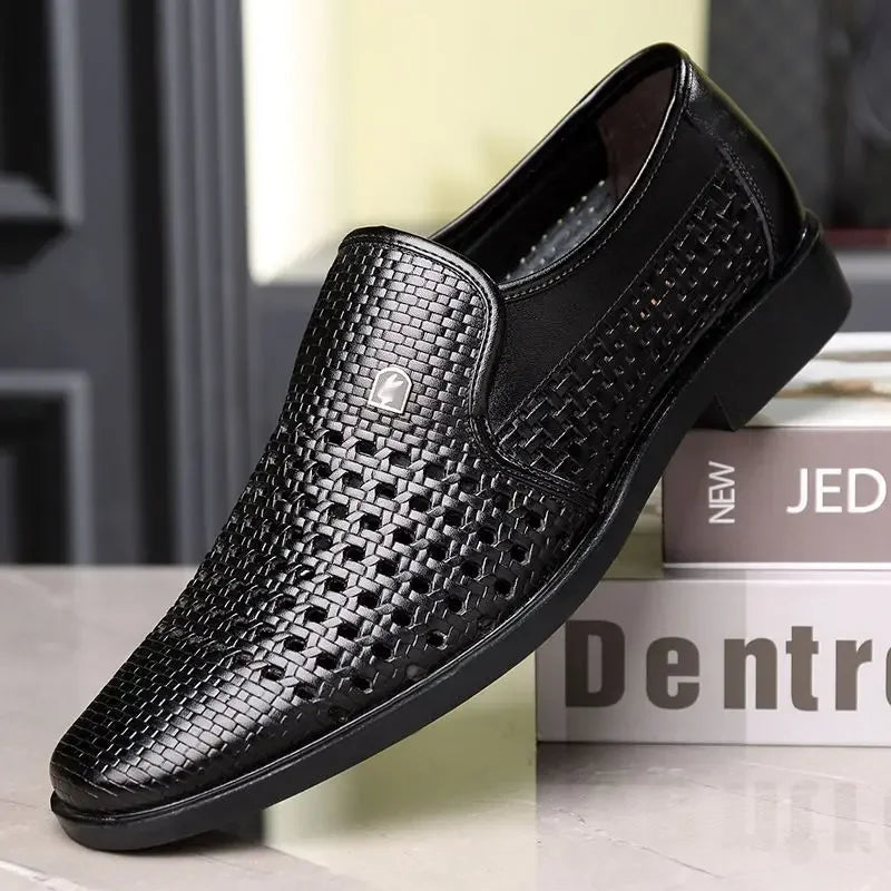 Scarpe casual per uomini estate ferenti ferenti piatti eleganti slittati su mocassini per feste di nozze non slip walking zapatos