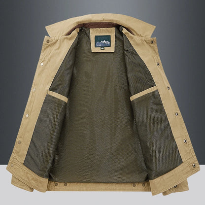 mens cargo jackets New Fashion bomber jacket mens wear simple British style Warm Windproof Jacket and coat baseball jacket male