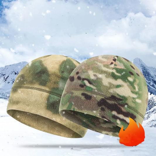 Stylish Outdoor Cap Camouflage Bonnet Hats Cycling Running Jogging Skiing Hat For Women Men Winter Warm Skullies Beanies Cap