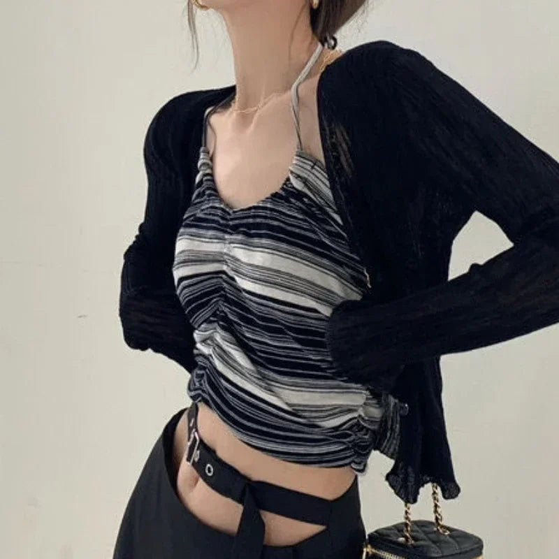 Protetor solar feminino Cardigan-deco