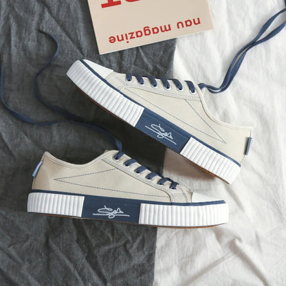 Kvinnor dukskor mode sneakers unisex ny avslappnad vulkanisera skor kvinna mode loafers hög kvalitet 3 gånger vulkanisering