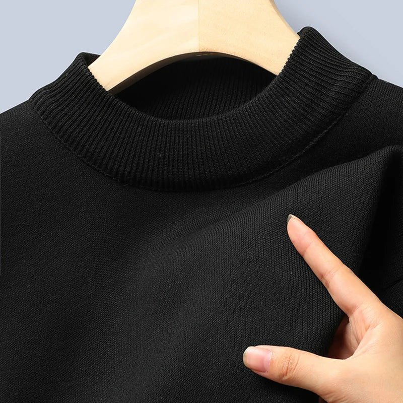Sweater Men Autumn Winter Jumper Fleece Engrosado Nuevo Corea de punto coreano