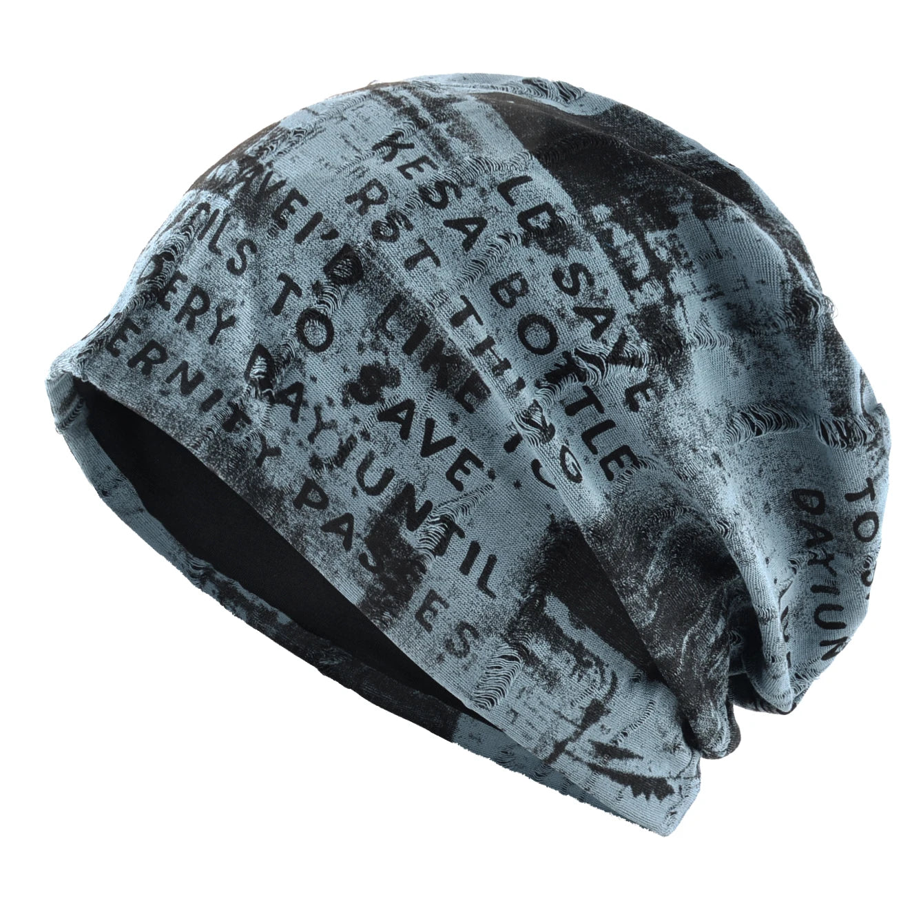 Tie-dye Beanie Hats For Women Men Vintage Distressed Cracked Design Streentwear Unisex Headwear For Spring Summer