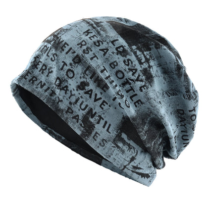 Tie-dye Beanie Hats For Women Men Vintage Distressed Cracked Design Streentwear Unisex Headwear For Spring Summer