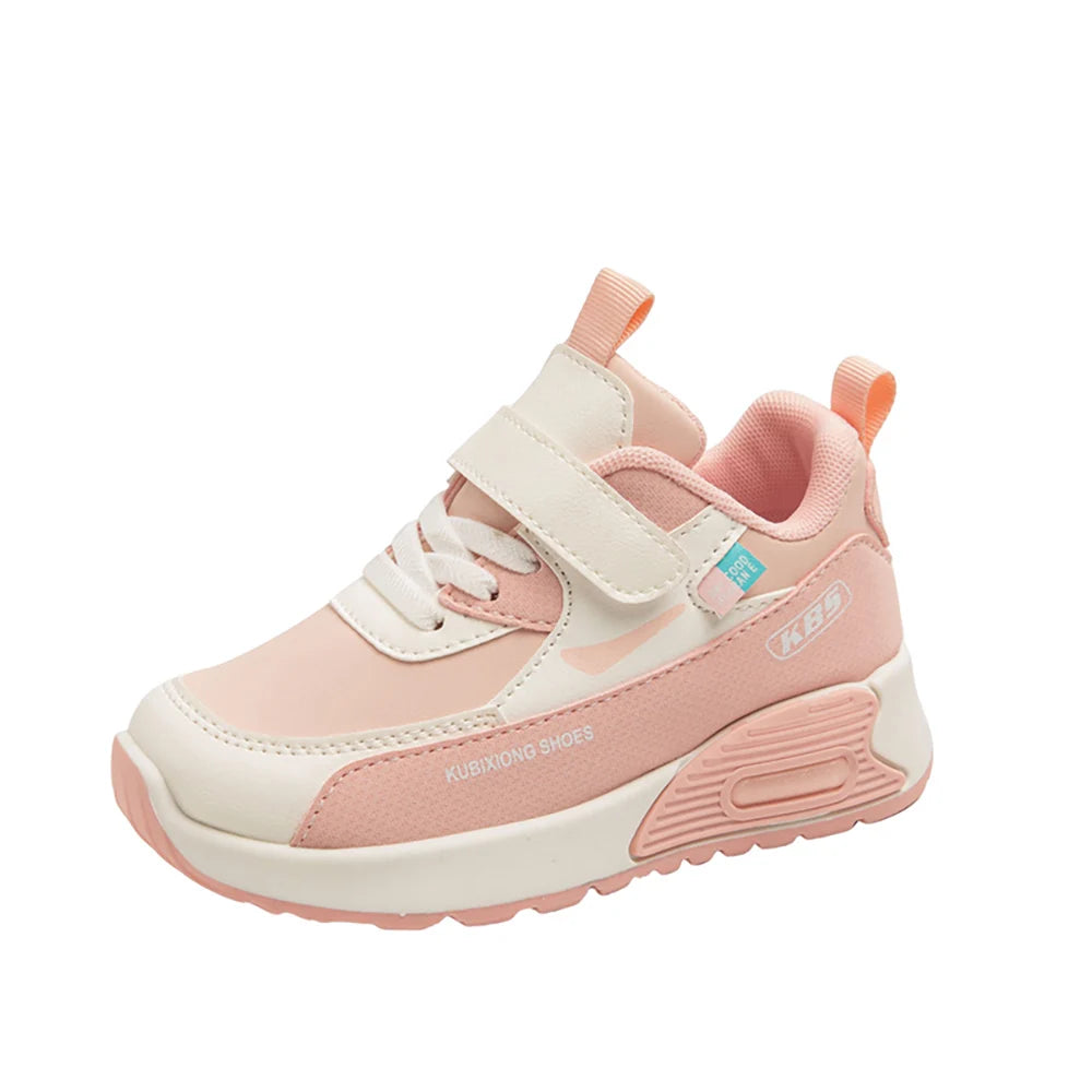 PU Leather Sport Shoes for Children 2025 Trend Fashion Kid's Sneakers Pehmeä Polted Outdoor Boy's Girl's Ruoren kengät