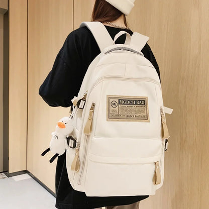 Fashion Big Student School Backpack Rucksack Girls Boys School Bag High Capacity Women Backpack Female Leisure Travel