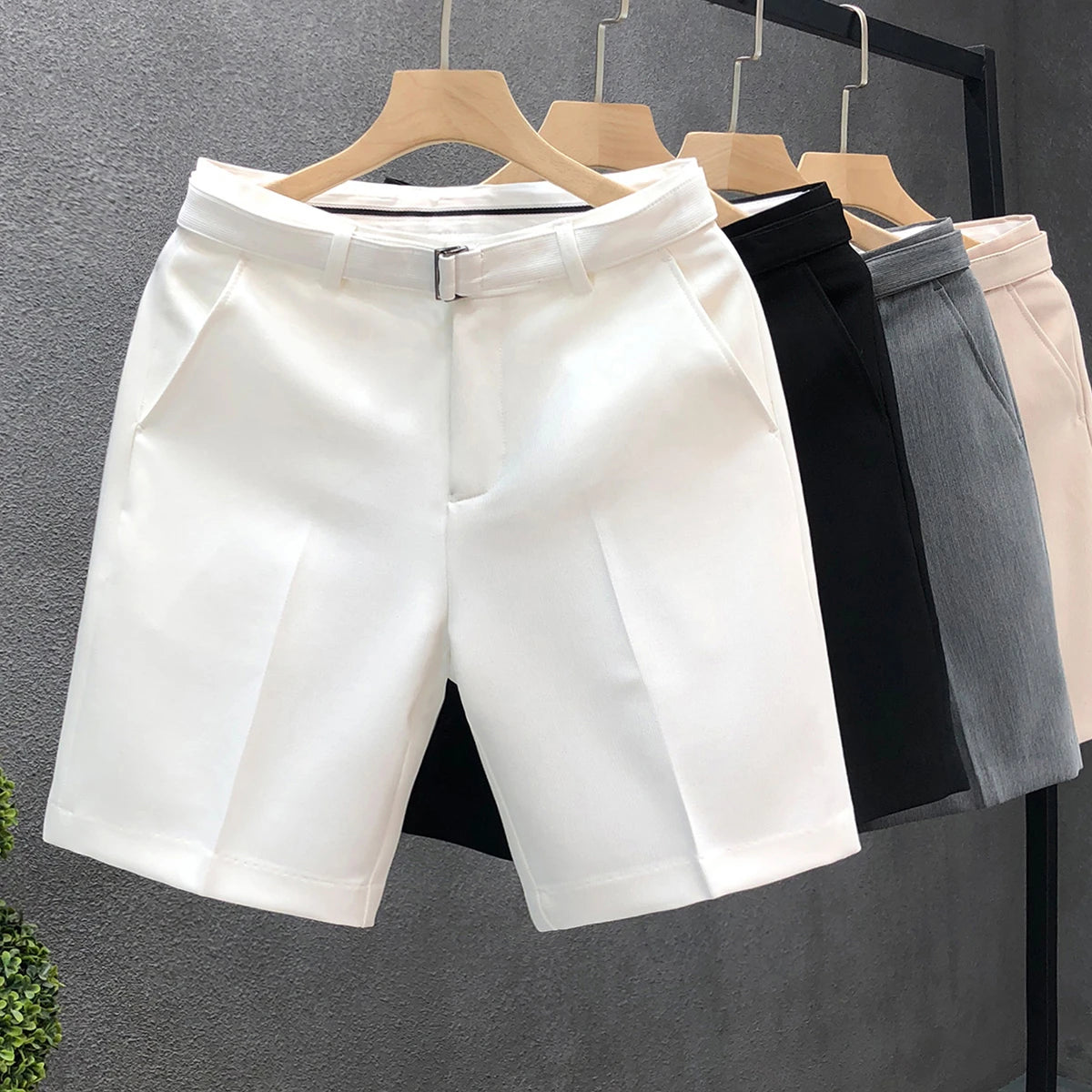 Casual Slim Fit Herrenanzug Shorts Essentielle stilvolle Sommer Neu in Pant 2025 koreanischer Stil Luxus Personalizat Männliche kurze Hosen