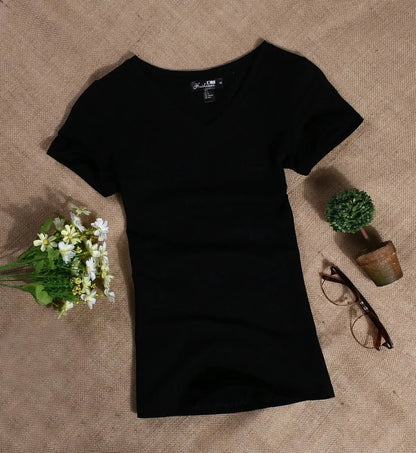 MRMT 2025 Frauen T-Shirt lässige Frauen Kurzärmel schlanker Farbfarb einfache reine Tees Damen T-Shirt für weibliche Frauen T-Shirts