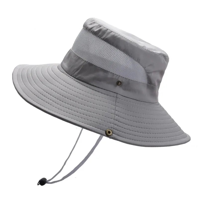 Xinbaoguan 100% polyester 9201 Uusi kesä hengittävä kalastaja hattu ulkona vuorikiipeilyä iso eaf aurinkovarjo hattu benni hattu