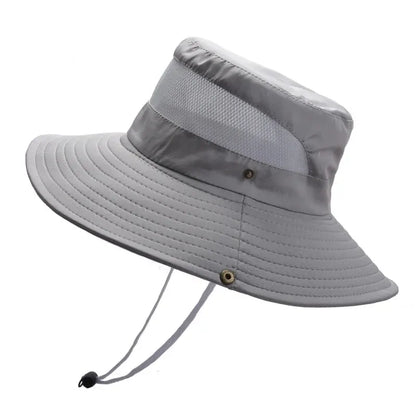 Xinbaoguan 100% polyester 9201 Uusi kesä hengittävä kalastaja hattu ulkona vuorikiipeilyä iso eaf aurinkovarjo hattu benni hattu