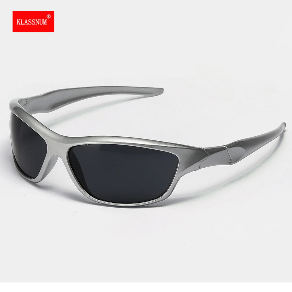 Gafas de sol de plata para hombres Ciclismo de sol al aire libre Sport Sun Gases Mujeres Vintage Vintage Handy Punk Goggle Eyewear 2000S Estética