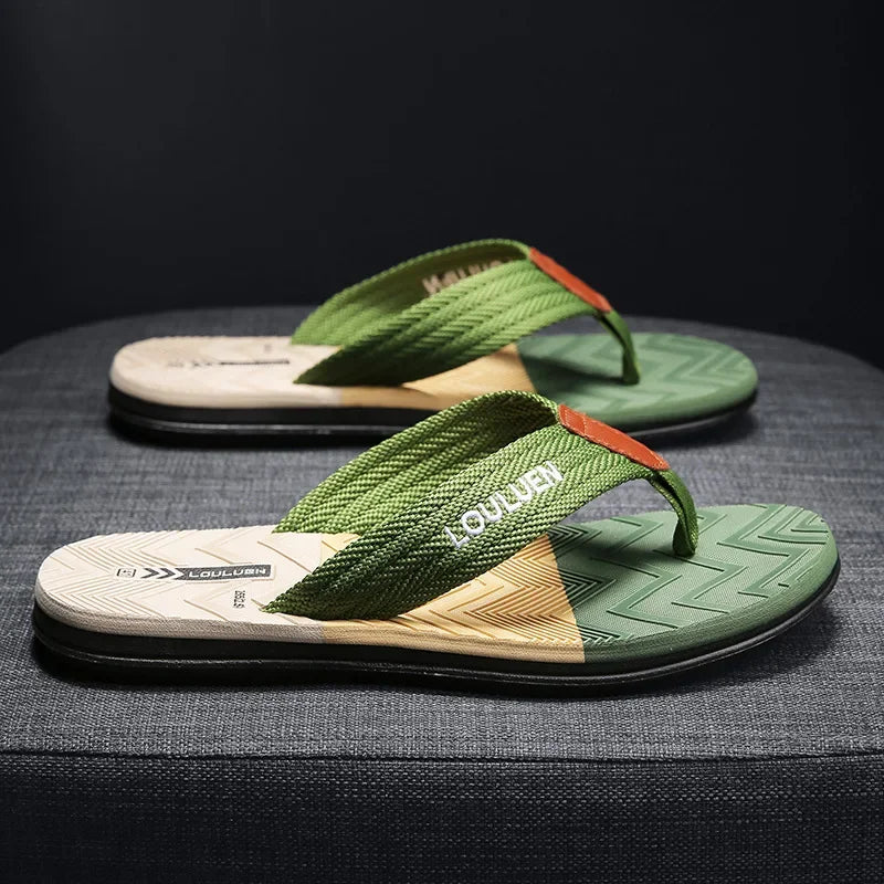 Hot Sale Men's Flip Flops Outdoor Slippers Fashion Summer Men Slippers High Quality Flip Flops Casual Beach Man Sandals Chanclas
