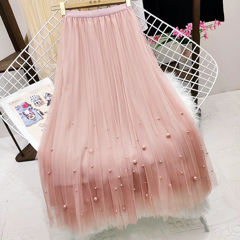 Woman Clothing Casual Elegant Summer Embroidery Streetwear Party Y2k Skirt Fashion Clothes Vintage Long Skirt Ethnic Style