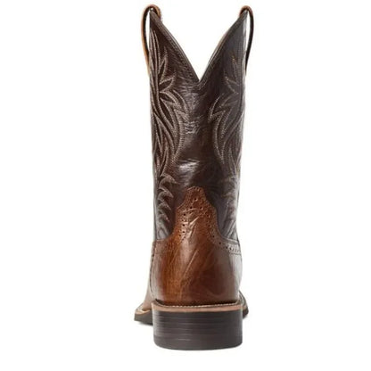 Menn høye støvler broderi retro håndlagde herre støvler vestlige cowboy boot spiss tå støvler håndsøm utendørs herresko
