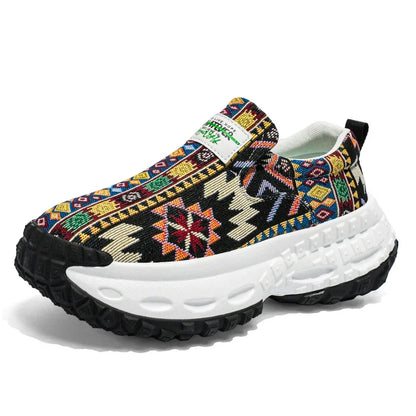 Men Shoes New Casual Shoes Soft Casual Sneaker Breathable Running Shoes For Man Bohemian Style Canvas Shoes