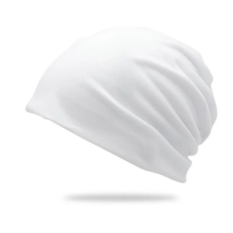 Cotton Slouchy Beanie Hip-Hop Soft Lightweight Running Beanie Adult Dwarf Hat Chemo Cap for Men Women Hip-Hop Sleep Cap Stretchy