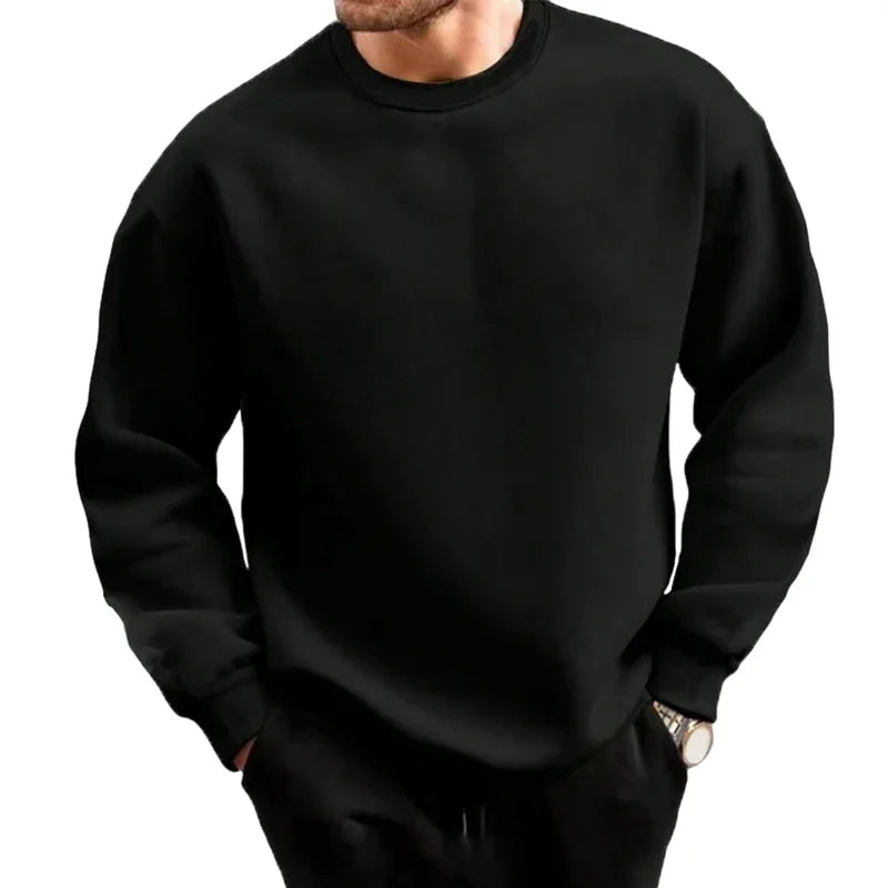 New in Mens Tracksuit Office Home Sweatshirt Sweatpants 2 Pcs Set Casual Jogging Single Piece Tops Pants Man Clothing Streetwear
