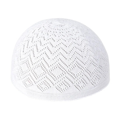 Muslimska män bön hattar unisex vinter varm stickad mössa mössa islam judiska indiska mössor musulman arabiska mäns kippah homme hatt