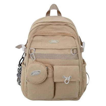 2024 New Multi-pocket Women Backpack High Quality Youth Waterproof Backpacks for Teenage Girls Boys Female School Bag Bagpack