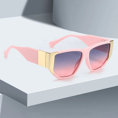 2025 Nieuwe modieuze kleurrijke dames zonnebril gedecoreerde gradiëntlenzen trendy accessoires voor vrouwen en mannen zonnebrillen