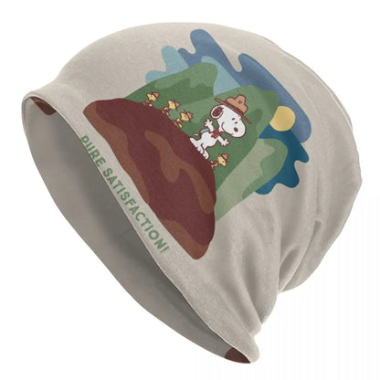 Custom The Peanuts Bonnet Hats Street Knitted Hat For Women Men Winter Warm S-Snoopys Skullies Beanies Caps