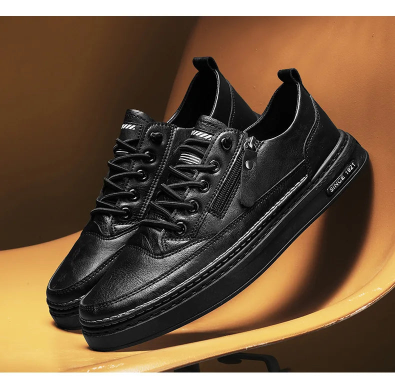 Herresko høst forretningsformelle skinnsko menns mote lys myke soled sko casual sko menn loafers sko